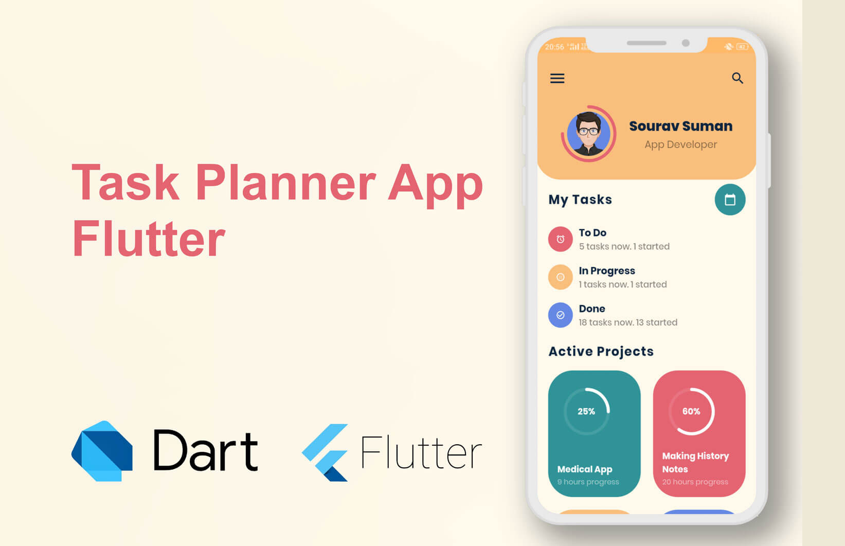 Task Planner App Ui Template Flutter Flutter Hub