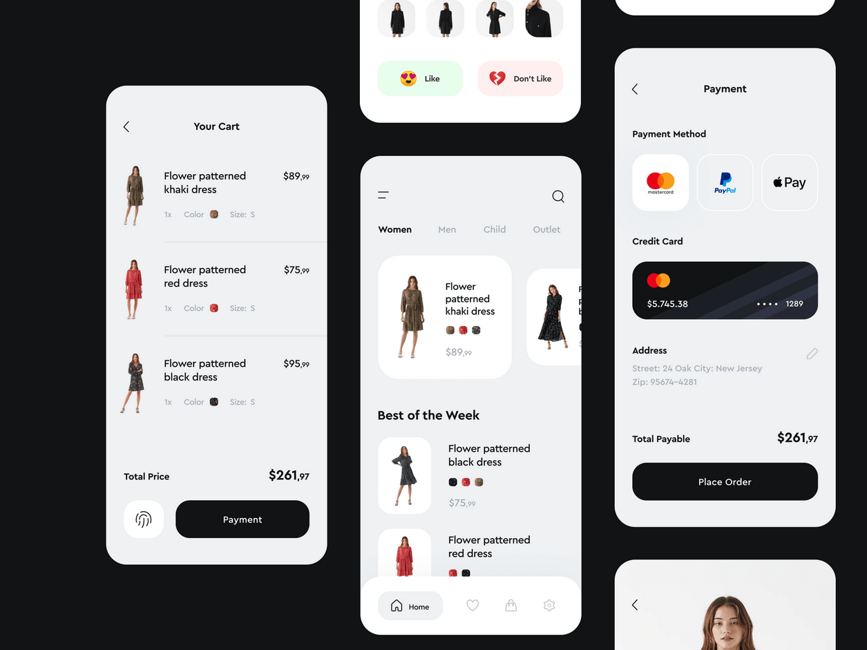 Flutter Clothing App | Flutter Hub