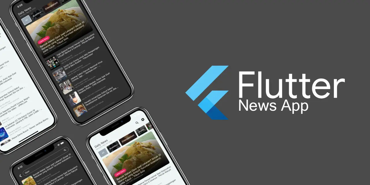Flutter News App image